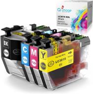 🖨️ compatible q-image ink cartridge replacement for brother lc3019 xxl lc3017 ink (black cyan magenta yellow, 4 pack) - for brother mfc-j5330dw mfc-j6730dw mfc-j6530dw mfc-j6930dw ink printer logo