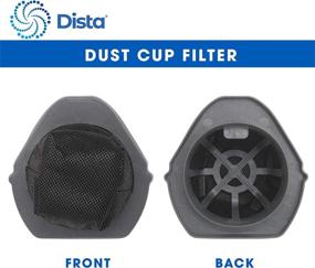 img 1 attached to Dista Filter - Set of 4 Dust Cup Filters for Shark Cordless Pet Perfect Lithium-Ion Handheld Vacuums Models LV800 LV801 LV801C. A Great Alternative to Part # XDCF800. Set of 4