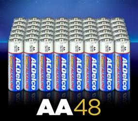 img 3 attached to 🔋 ACDelco 48-Count AA Batteries: Maximum Power Super Alkaline, 10-Year Shelf Life, Recloseable Packaging Blue