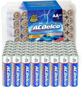 img 4 attached to 🔋 ACDelco 48-Count AA Batteries: Maximum Power Super Alkaline, 10-Year Shelf Life, Recloseable Packaging Blue