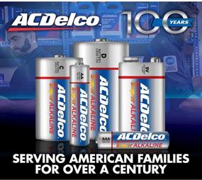 img 2 attached to 🔋 ACDelco 48-Count AA Batteries: Maximum Power Super Alkaline, 10-Year Shelf Life, Recloseable Packaging Blue