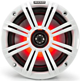 img 3 attached to 🔊 Enhanced KM 6.5" Marine Speakers with UV Protection, featuring Black and White Grilles