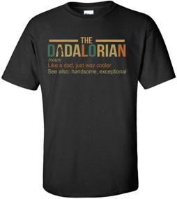 img 4 attached to Agaoece Dadalorian Men's Graphic T-Shirt for Fathers - Clothing in T-Shirts & Tanks