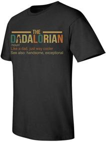 img 3 attached to Agaoece Dadalorian Men's Graphic T-Shirt for Fathers - Clothing in T-Shirts & Tanks
