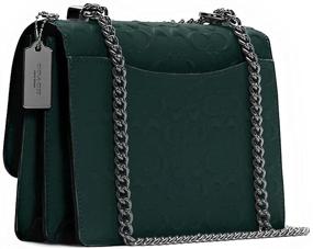 img 3 attached to Womens Crossbody Shoulder Leather Handbag Women's Handbags & Wallets