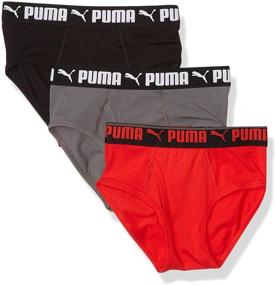 img 3 attached to 🩲 PUMA Medium Boys' Cotton Stretch Brief - Underwear for Optimal Comfort