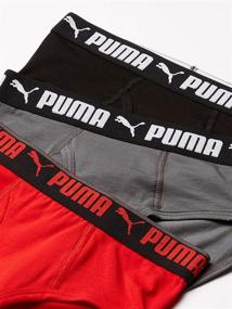 img 1 attached to 🩲 PUMA Medium Boys' Cotton Stretch Brief - Underwear for Optimal Comfort