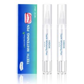 img 4 attached to 🦷 HABOM Teeth Whitening Pen: Achieve a Beautiful White Smile, Painless and Sensitivity-Free, Travel-Friendly Solution - 20+ Uses, Natural Mint Flavor