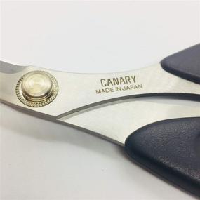 img 1 attached to ✂️ CANARY Fabric Scissors: Premium Japanese Stainless Steel 8.25 Inch, Heavy Duty Household Cloth Scissors for Precise Fabric Cutting - Made in Japan