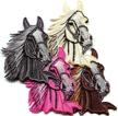 mustang stallion embroidered appliques patches logo