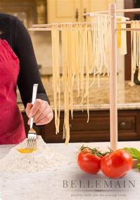 img 2 attached to 🍝 Large Wooden Pasta Drying Rack by Bellemain