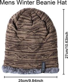 img 3 attached to YSense Winter Slouchy Beanie Oversized Outdoor Recreation in Climbing