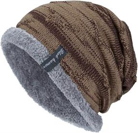 img 4 attached to YSense Winter Slouchy Beanie Oversized Outdoor Recreation in Climbing