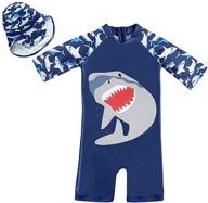 alligator sunsuit - protective swimwear for boys - clothing and swim gear logo