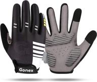 🧤 gonex full finger cycling gloves with touchscreen and sbr pad - ultimate protection for men and women in winter sports логотип