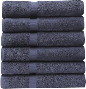 img 4 attached to PLS Home Premium Towels Anthracite