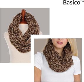 img 3 attached to Basico Circle Infinity Warmer Various Women's Accessories in Scarves & Wraps