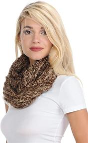 img 4 attached to Basico Circle Infinity Warmer Various Women's Accessories in Scarves & Wraps