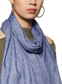 img 3 attached to 🧣 Versatile Stylore Women's Viscose Scarf Shawl: A Fashionable Wrap for Any Season