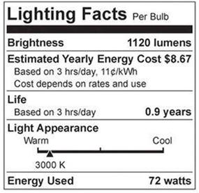 img 2 attached to GE Lighting Reveal 72 Watt 1120 Lumen