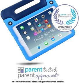 img 1 attached to Pure Sense Buddy Anti-Microbial Kids Case: Full Kit for iPad 6th, 5th Gen, Pro 9.7, Air 2, 1 - Case, Strap, Screen Protector, Spray