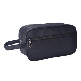 img 2 attached to iSuperb Classy Waterproof Portable Toiletry Bag: Perfect Travel Organizer for Men - 10x6x4inch (Black)