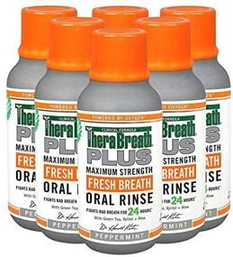 img 2 attached to 🌬️ TheraBreath Plus Fresh Breath Maximum Strength 24-Hour Oral Rinse, Peppermint, 3 oz (Pack of 6): Superior Breath Freshener for All-Day Confidence