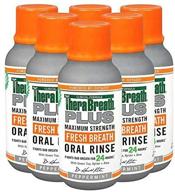 🌬️ therabreath plus fresh breath maximum strength 24-hour oral rinse, peppermint, 3 oz (pack of 6): superior breath freshener for all-day confidence logo