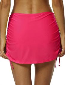 img 2 attached to Women's Beachwear with Adjustable Side Ties for Resistant Swimsuits & Cover Ups