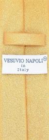 img 1 attached to Vesuvio Napoli Narrow Necktie Metallic Men's Accessories and Ties, Cummerbunds & Pocket Squares