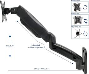 img 2 attached to VIVO Adjustable Extended Articulating MOUNT V001G