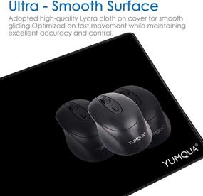 img 1 attached to YUMQUA Расширенный 31 5×11 8×0 12 Сшитый Премиум-текстурированный