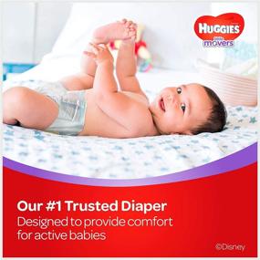 img 1 attached to 👶 HUGGIES LITTLE MOVERS Diapers, Size 5 (27+ lb.), 96 Count, GIANT PACK (Packaging May Vary), Baby Diapers for Energetic Infants