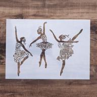 🩰 easy-to-use diy stencil template for ballerina-themed wood, canvas, furniture, and wall art – reusable and versatile logo