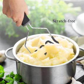 img 3 attached to Non Scratch Stainless Silicone Potatoes Versatile