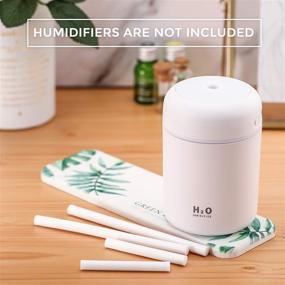 img 3 attached to Affordable 40-Piece Humidifier Filter Refill Sticks for Personal USB-Powered Humidifiers - Perfect for Office, Home, and Bedroom Use, 2 Sizes Available