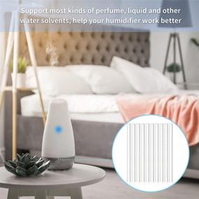 img 2 attached to Affordable 40-Piece Humidifier Filter Refill Sticks for Personal USB-Powered Humidifiers - Perfect for Office, Home, and Bedroom Use, 2 Sizes Available