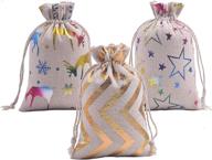 viamto 30pcs 4.0''x5.6'' assorted cotton drawstring gift bags - perfect for christmas, jewelry, wedding favors, party giveaways and birthdays logo