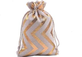 img 1 attached to VIAMTO 30pcs 4.0''x5.6'' Assorted Cotton Drawstring Gift Bags - Perfect for Christmas, Jewelry, Wedding Favors, Party Giveaways and Birthdays