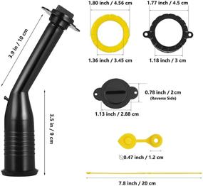 img 4 attached to 🧱 Замена носика бензоканистры EONLION 2021 Upgrade - Насадка с уплотнителем, пробки для остановки, основные крышки, вентиляционная крышка - Идеально подходит для водных бидонов и старых банок - 1 штука