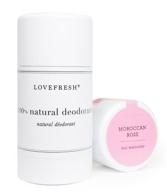 🌹 lovefresh natural deodorant (aluminum-free) - moroccan rose scent, 3.7 oz logo