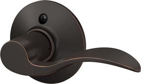 img 2 attached to 🔑 Schlage F170ACC716RH Accent Right Handed Lever: Aged Bronze - Sleek and Functional Design