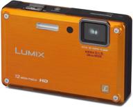 📷 panasonic lumix dmc-ts1 12mp orange digital camera - wide angle zoom, image stabilization, lcd logo