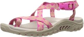 img 4 attached to 👡 Skechers Women's Reggae-Haystack Toe Ring Sandal: Comfortable & Stylish Footwear for Summer