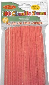 img 1 attached to 🎨 Charles Leonard Chenille Stems - 4mm x 12 Inch - Pink - 100/Bag - Creative Arts Supplies (65455)