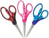 📚 fiskars 199700 back to school supplies:premium student scissors softgrip, 7 inch, 3 pack logo