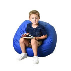 img 2 attached to 🪑 Children's Factory CF610-001: Versatile Blue Bean Bag Chairs for Kids- Perfect Seating in Playrooms, Daycares, and Classrooms