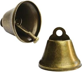 img 1 attached to 🔔 50 Pieces of Vintage Bronze Jingle Bells Craft Bells 1 Inch / 25mm for Christmas Decoration, Holiday Bells