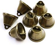 🔔 50 pieces of vintage bronze jingle bells craft bells 1 inch / 25mm for christmas decoration, holiday bells logo