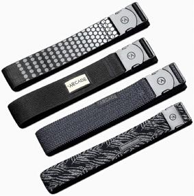 img 3 attached to Elastic Stretch Belts for Women and Men - Arcade Accessories and Belts